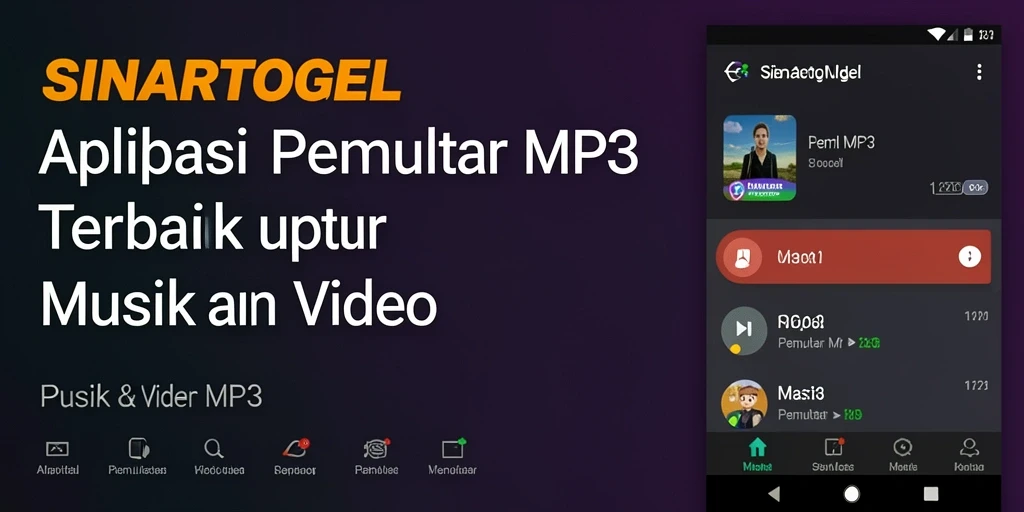 Tampilan antarmuka aplikasi SINARTOGEL yang modern dan fungsional.