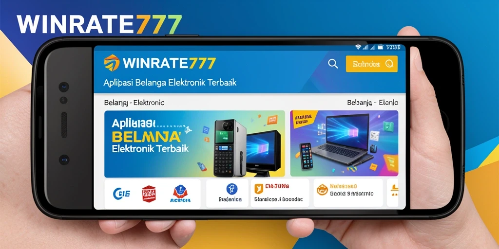 Antarmuka aplikasi WINRATE777 yang modern dan fungsional.